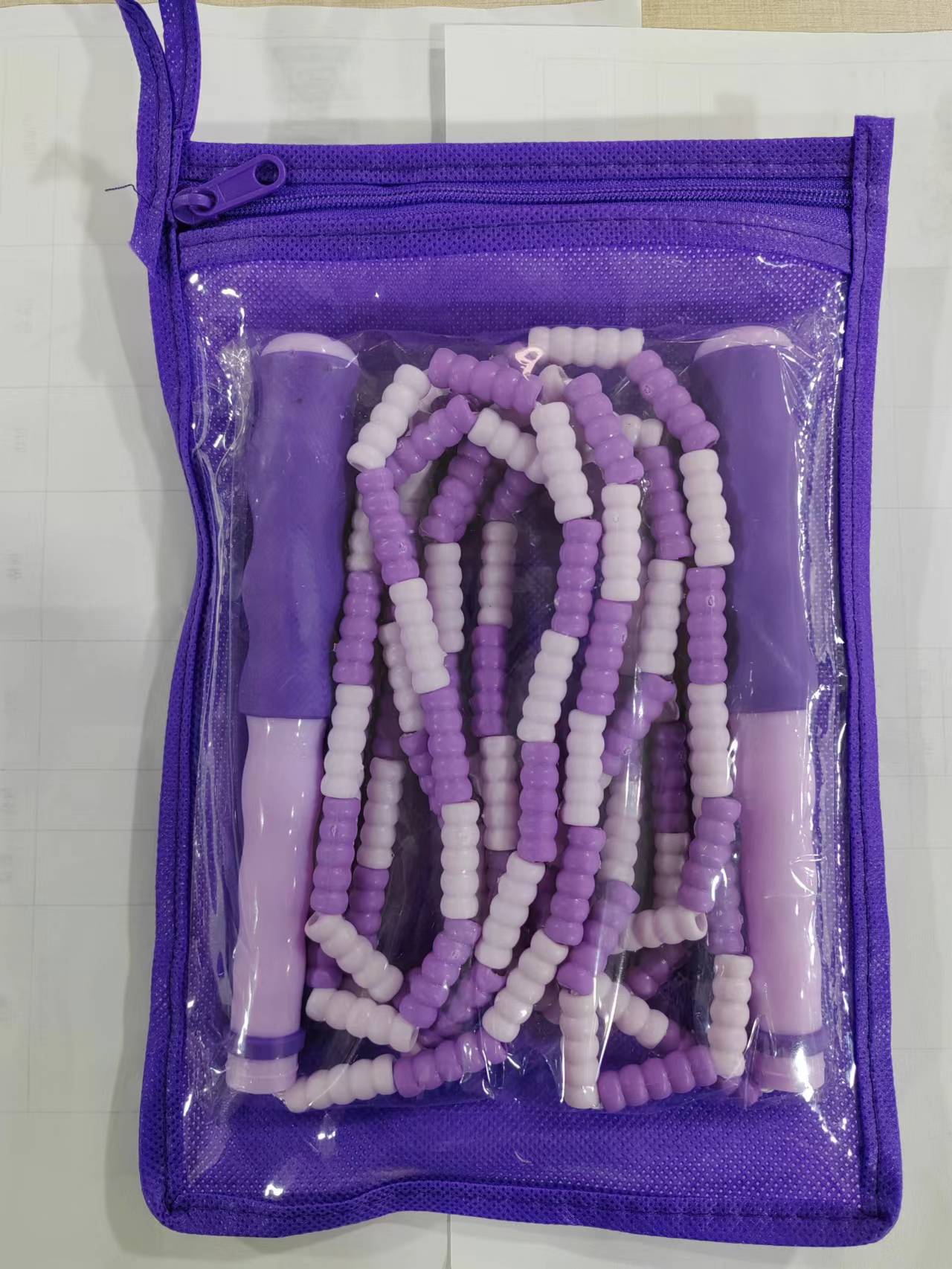 Picture of New Children's Bamboo Skipping Rope Wholesale Primary School Students Kindergarten Special Adjustable Skipping Rope Beginners Signature Skipping Rope