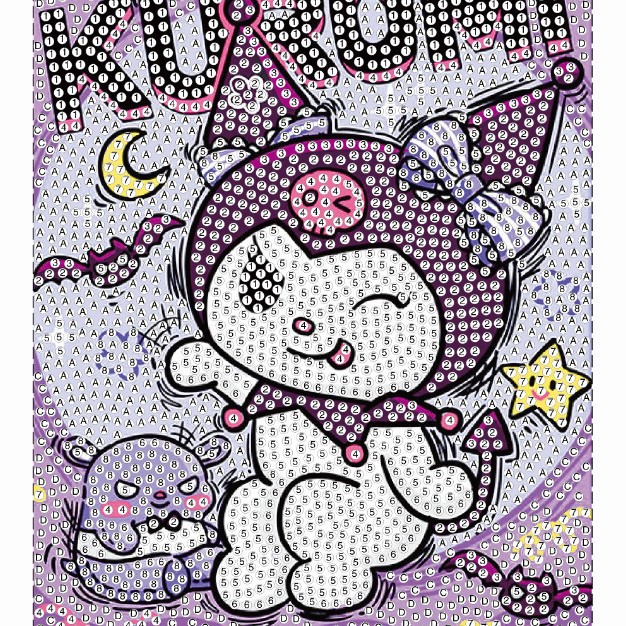 Picture of Children's DIY Diamond Painting Wholesale Princess Diamond Stickers Rabbit Dot Diamond Painting Kindergarten Handmade Educational Toys