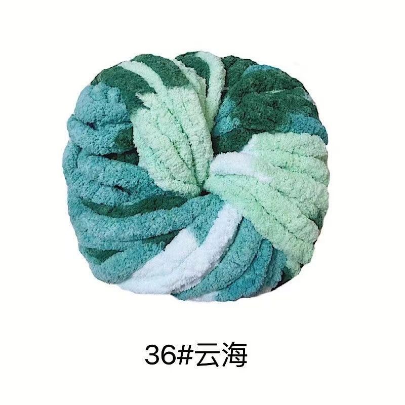 Picture of Extra Thick Ice Stick Cat Tail Thread Wholesale Sausage Wool Handmade DIY Cushion Blanket Cat Nest Big Tree Sweater Decoration