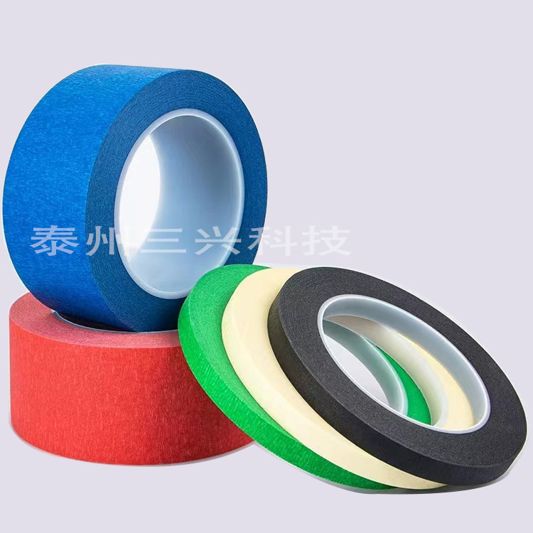 Color masking paper tape wholesale art handmade DIY hand tear tape seamless glue-free car paint cover