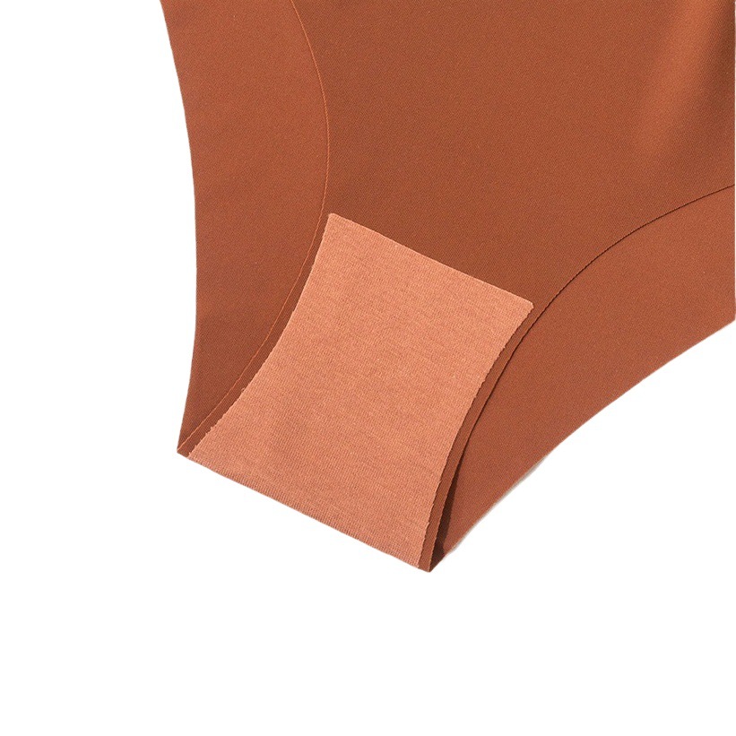 European and American Amazon Sports Sexy Half Hip Women's Briefs Quick-drying plus size No-mark Ice Silk Underwear Women's Cross-border