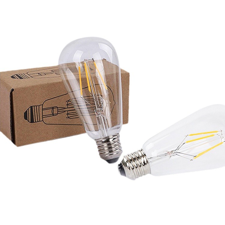 Picture of Wholesale St64Led Retro Edison Light Bulb E27220V8W Creative Decorative Glass Pacifier-Shaped Retro Lamp