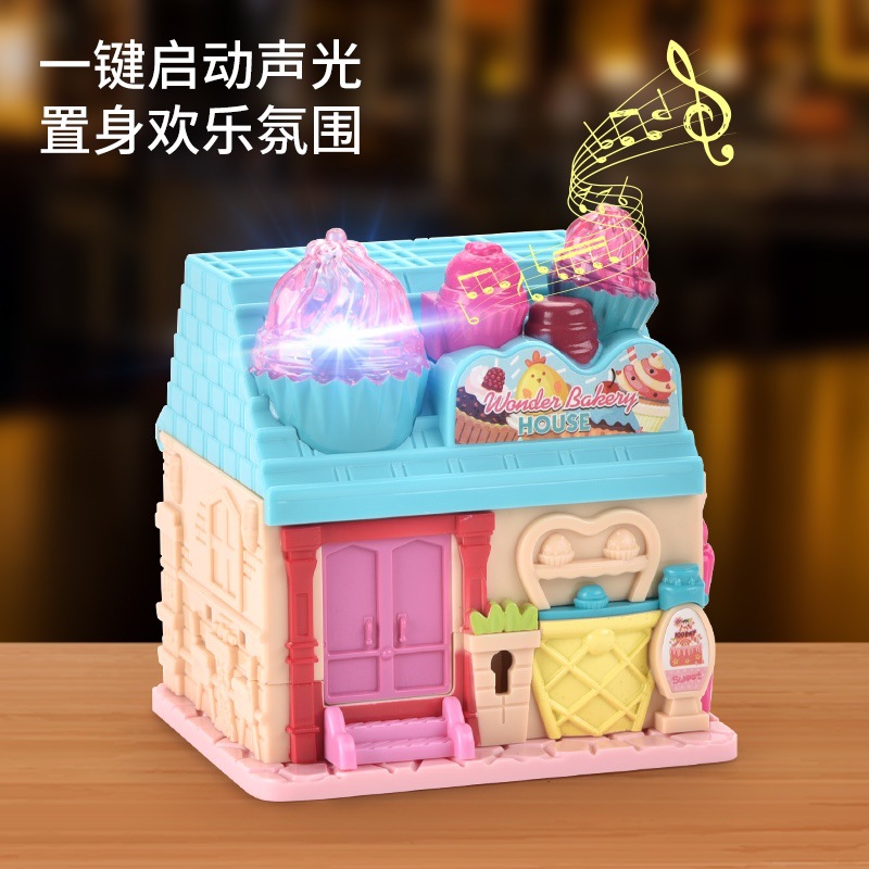 Picture of Cross-border Children's Variables Surprise Cabin Girl Simulation Princess Castle Villa Model Doll House Play House Toys