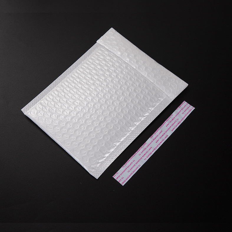 Composite Thickened Pearl Film Envelope Bubble Bag White Clothing Packaging Express Bag Four-Layer Thickened Foam Waterproof Bag