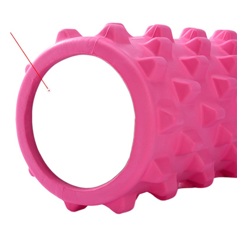Factory mace hollow yoga column EVA massage stick muscle relaxation roller yoga stick foam shaft roller