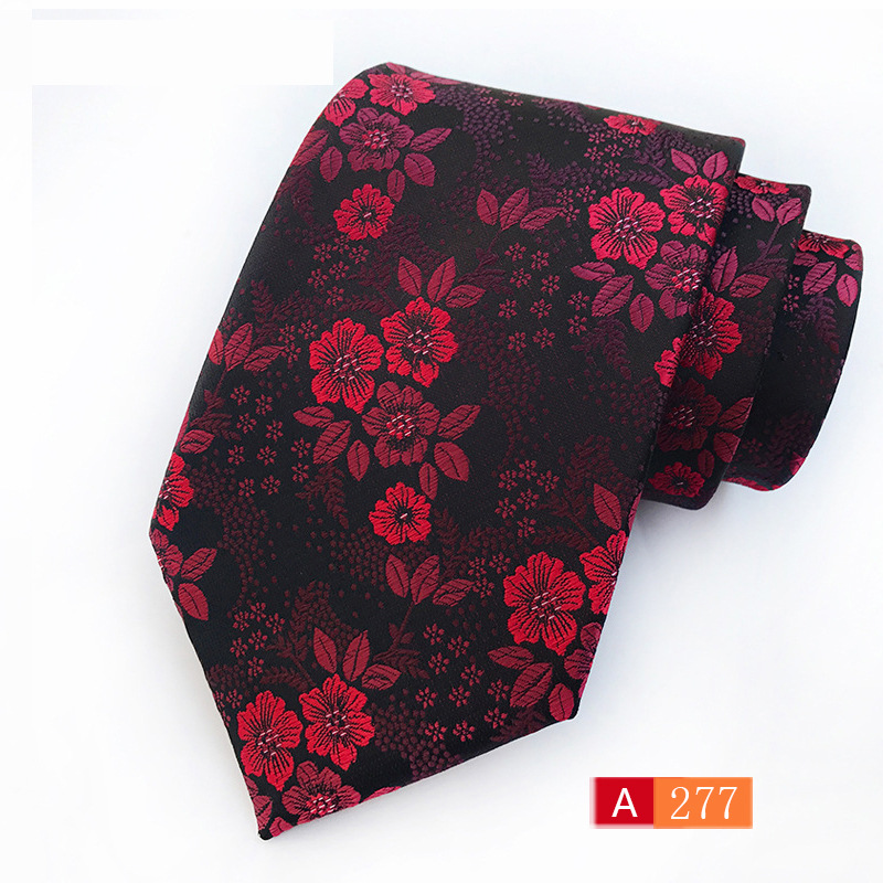 Picture of Tie men's in stock supply color polyester jacquard fabric source manufacturers wholesale