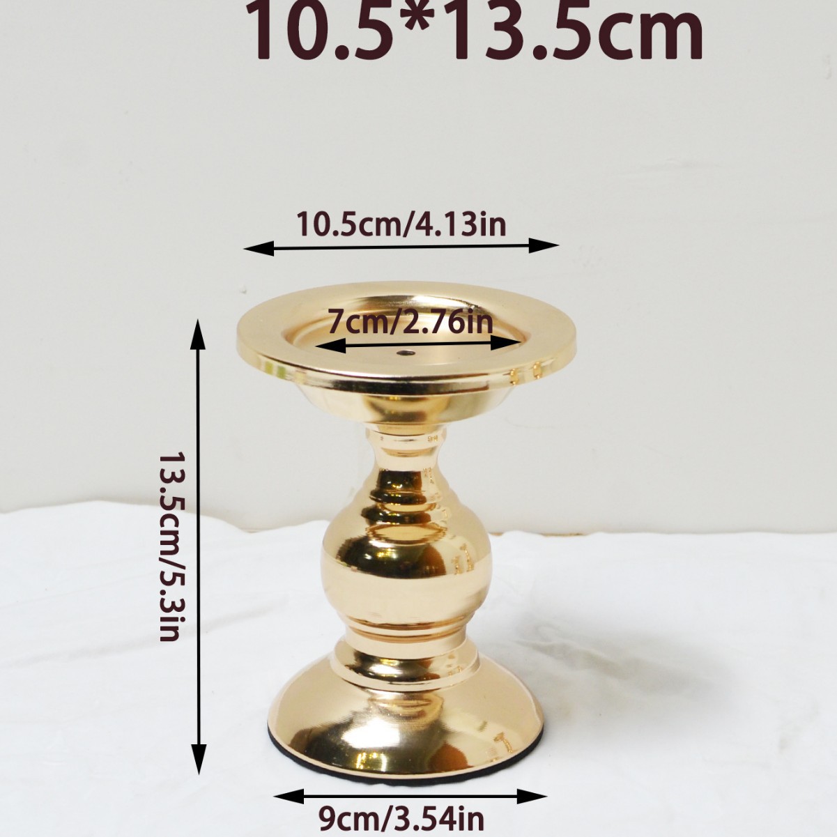 Picture of American Candlestick candlelight dinner candle Cup atmosphere decoration black iron candlestick crafts ornaments manufacturers supply