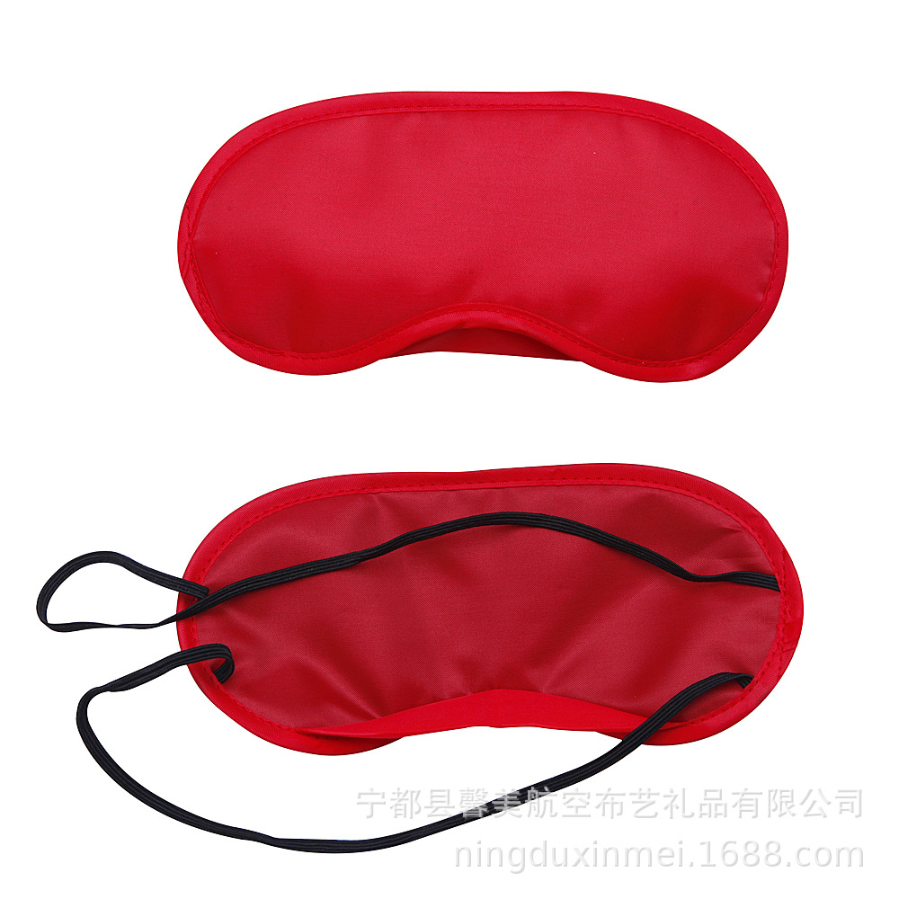 Picture of Shading breathable eye mask polyester eye mask tile packaging expansion training activity sleep eye mask gift wholesale