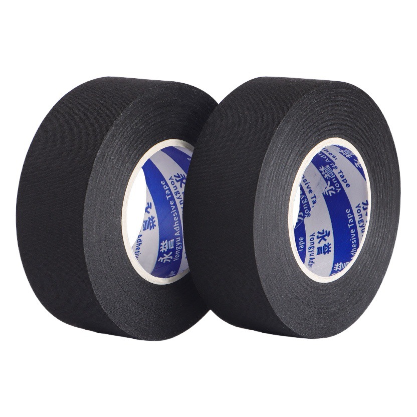 Automotive wire harness tape black electrical tape insulation temperature resistant flannel tape muffler flame retardant polyester tape