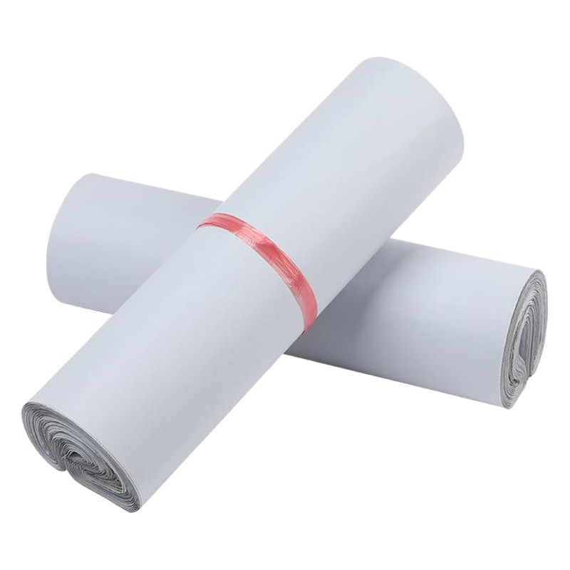 Biodegradable Courier Bags Clothing Packaging Bags White 2842 Logistics Packaging Bags Eco-Friendly Clothing