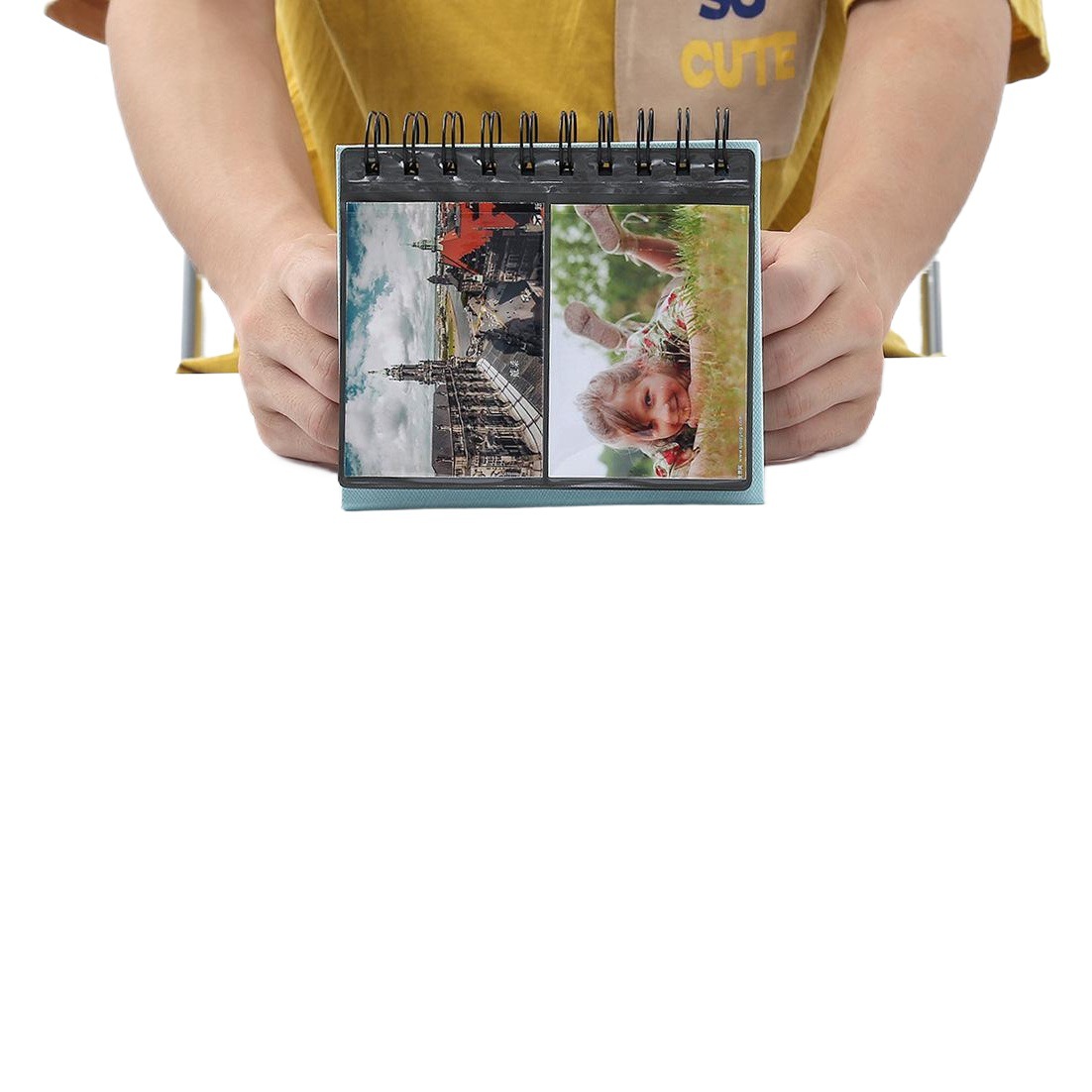 Table Calendar Desktop Decoration Vertical 68 Insert Small Card Photo Album Storage 3-inch Photo Paper Vertical Creative Cute Gift