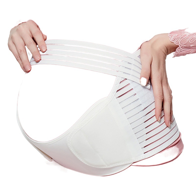 Picture of Pregnant Women's Products Breathable Abdominal Support Belt Maternity Belt Bandage Pubic Pain in the Second and Third Trimester of Pregnancy Double Fetal Belly Belt