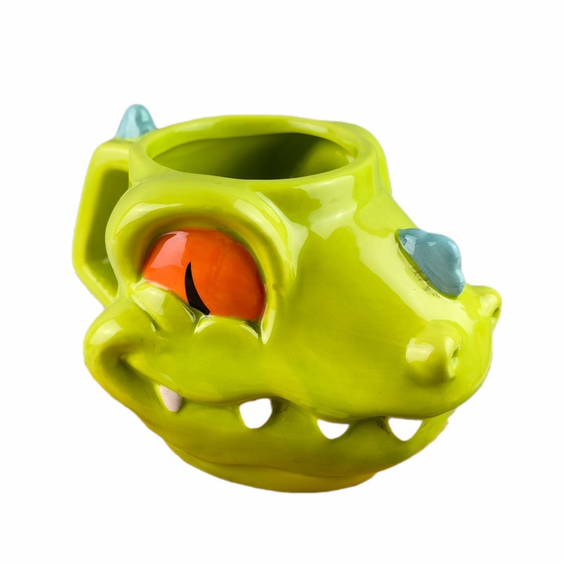 Factory cartoon cartoon dinosaur mug ceramic animal Cup 3D hand-painted cartoon creative office children