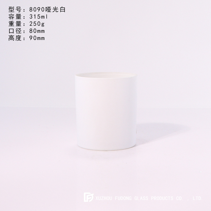 Picture of Color Frosted Candle Holder Glass Aromatherapy Candle Cup Creative Fashion Candle Jar DIY Aromatherapy Candle Holder with Lid for Home
