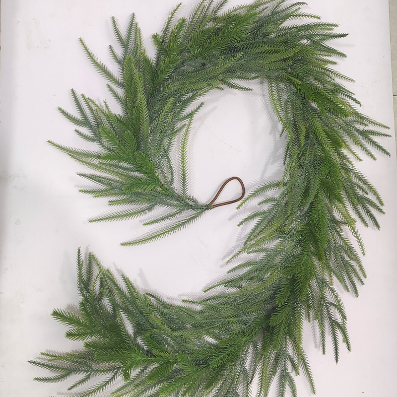 1.5 meter pine Cypress rattan wedding Christmas holiday decoration simulation plastic rattan pine needle simulation green plant wall hanging