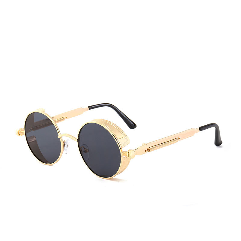 Picture of Steampunk Glasses New Fashion Round Sunglasses European and American Retro Glasses Trendyy Sunglasses for Men and Women