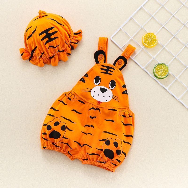 Picture of Baby Suit Summer Thin Cotton Sleeveless Shorts Sleeveless Pants for Boys and Girls 0-18 Months