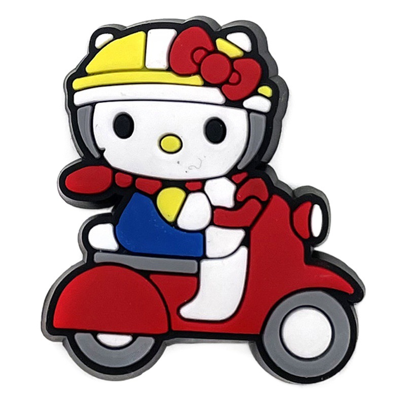 10 suit Cute KT Cat Cave Shoes Shoes Flower Shoe Buckle Cartoon Amazon Hot Garden Shoes Decorative Buckle Gift