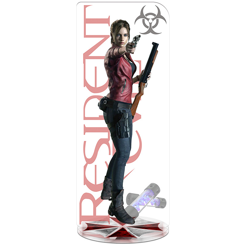 Picture of Seamless Laminated CNC Carved biochemical crisis Evil Spirit Castle Fans Game Surrounding Acrylic Quality Brand