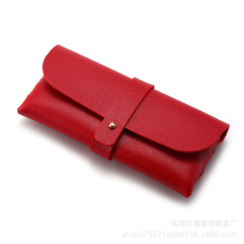 Picture of Factory Batch Glasses Case in stock New Single Nail Leather Sunglasses Bag Hand-woven Sunglasses Box Printable LOGO