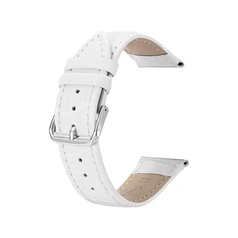 Picture of Factory Direct Sales Genuine Leather Watch Strap Crocodile Pattern Bamboo Pattern Pin Buckle Watch Strap Seven Colors Optional Suitable for Huawei Gt Samsung Apple