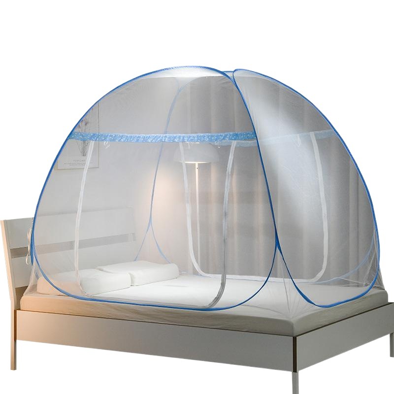 Yurt mosquito nets installation-free foldable home dormitory bunk cross-border mosquito net factory wholesale