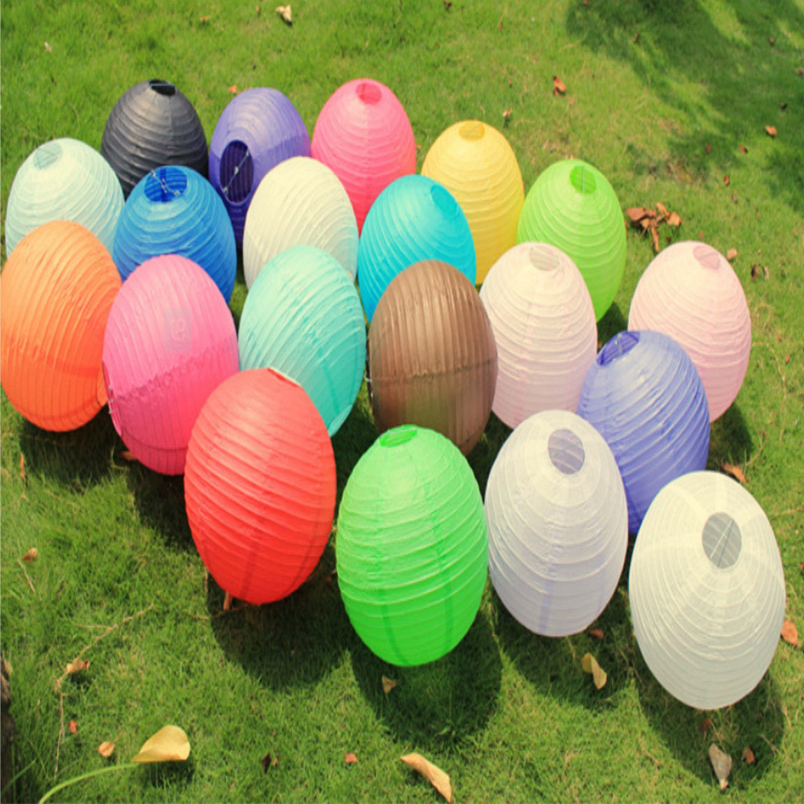 Picture of Spring, Summer, Autumn and Winter Colorfulful Paper Lanterns Round Foldableable Paper Art Combination Set Hanging Lanterns