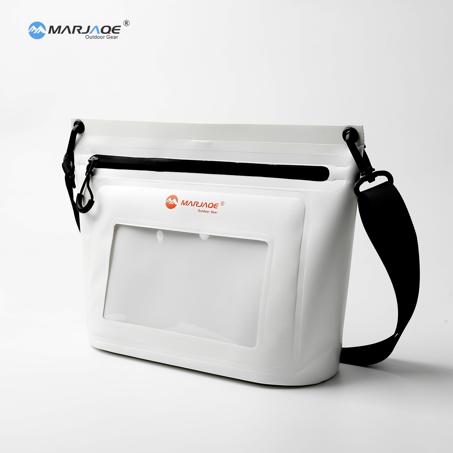 Cross-Border Shoulder Waterproof Bag Clutch Bag with Touch Screen Outdoor Travel Airtight Waterproof Zipper Bag Swimming Rafting Bag
