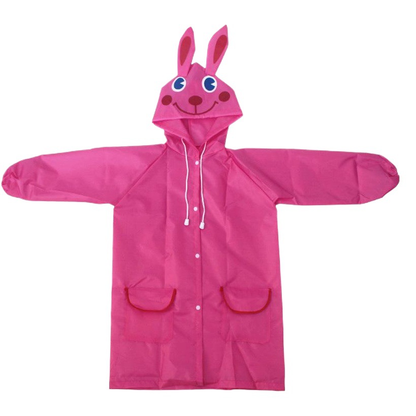 Animal Shape Children's Raincoat Korean Cartoon Student Poncho Baby Raincoat Rain Gear Printable LOGO Printing