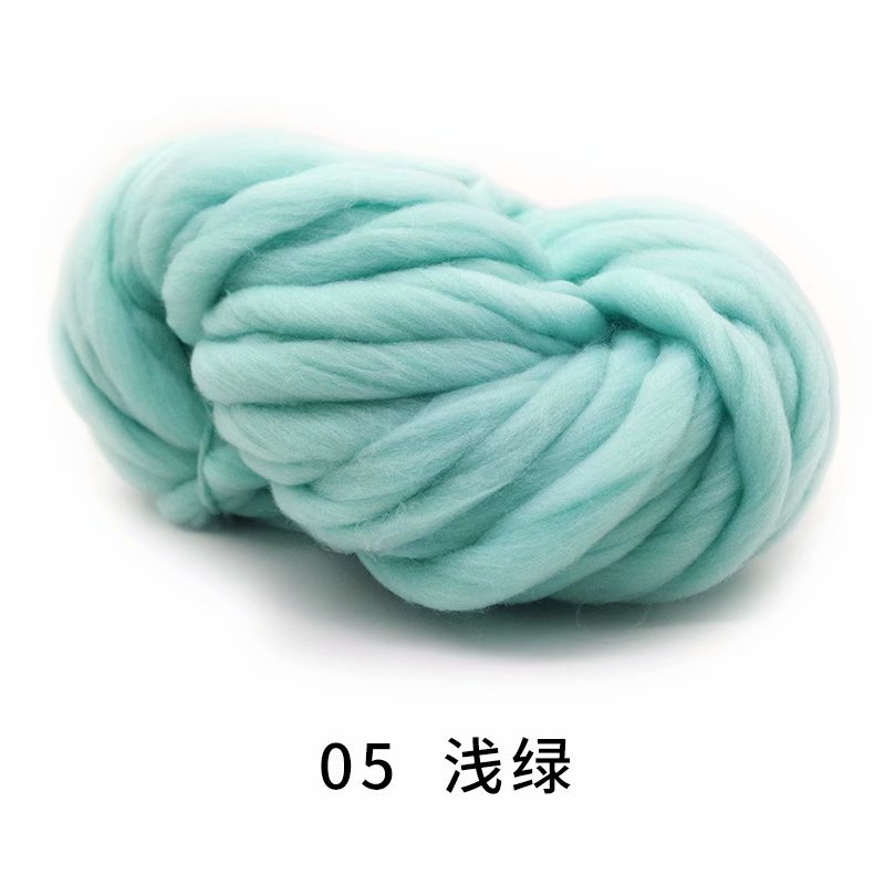 Picture of Acrylic Single-Strand Icelandic Hair, Seaweed Thread, Hand-Knitted Foot Pad, Blanket, Pet Nest, Thick Ice Strip Wool Ball