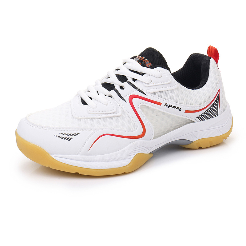 New Badminton Shoes Men's Shoes Breathable Table Tennis Shoes Ultra Light Shock Absorption Non-slip Women's Shoes Competition Training Shoes Tennis Shoes