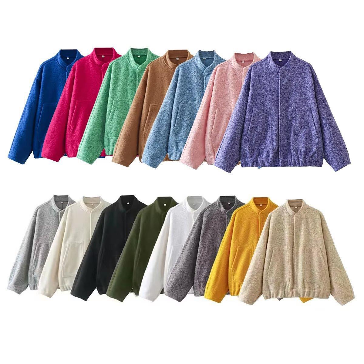 Picture of TAOP & ZA spring new women's collar pocket loose pilot coat 5070/158 5070158