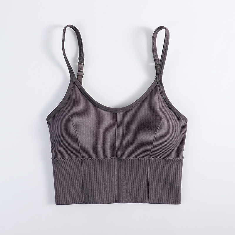 Picture of Kaka Large U-Shaped Beautiful Back Wrapped Chest Tube Top with Sling Without Steel Ring Push-Up Sports Bottoming Intimates Vest for Women