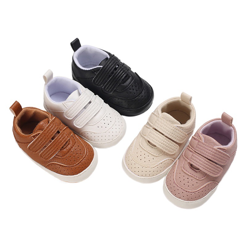 Spring and Autum 0-1 Year Old Male and Female Baby Soft-Soled Fashionable Casual Toddler Shoes 0-6-12 Months