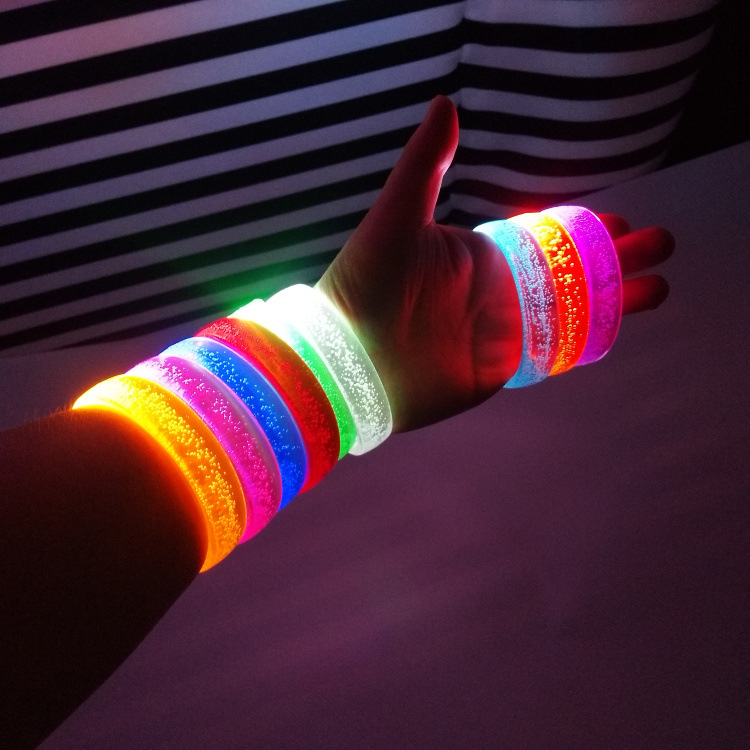 Picture of Concert Luminous Bracelet Acrylic Led Flash Bracelet Support Fluorescent Bracelet Event Cheering Props Logo