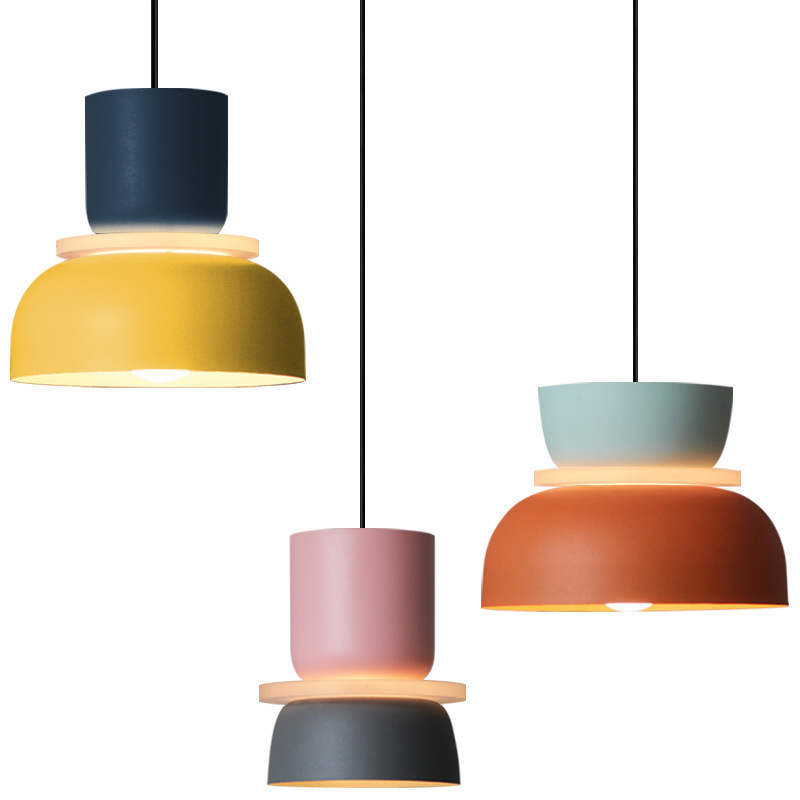 Picture of Source Cross-Border Direct Sales Simple Nordic Restaurant Lamp High-End Living Room Chandelier Macaron Acrylic Chandelier
