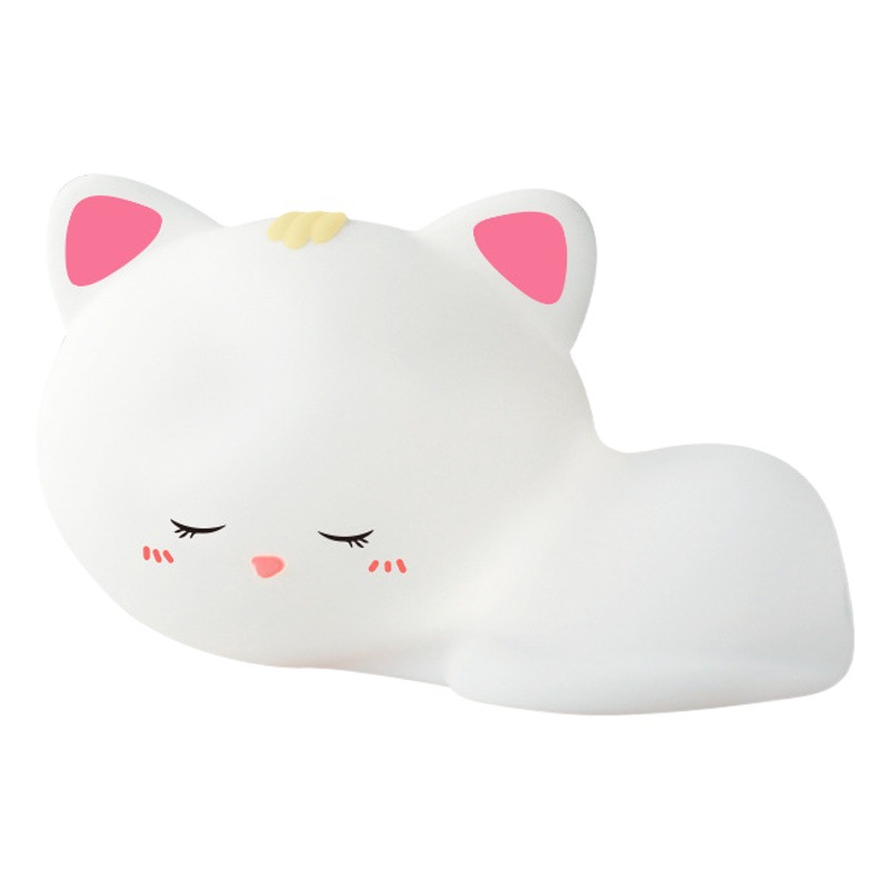 Factory New Guaiguai Cat Night Light Baby Mood Charging Shooting Light Sleeping Sensor USB Atmosphere Light