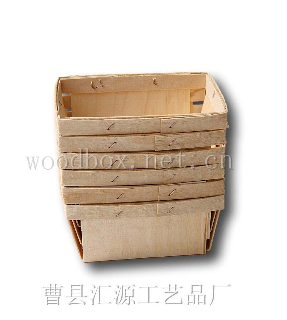 Picture of European, American, Japanese and Korean small wooden basket wooden basket Mini Fruit Grape Tomato Cherry strawberry wooden box