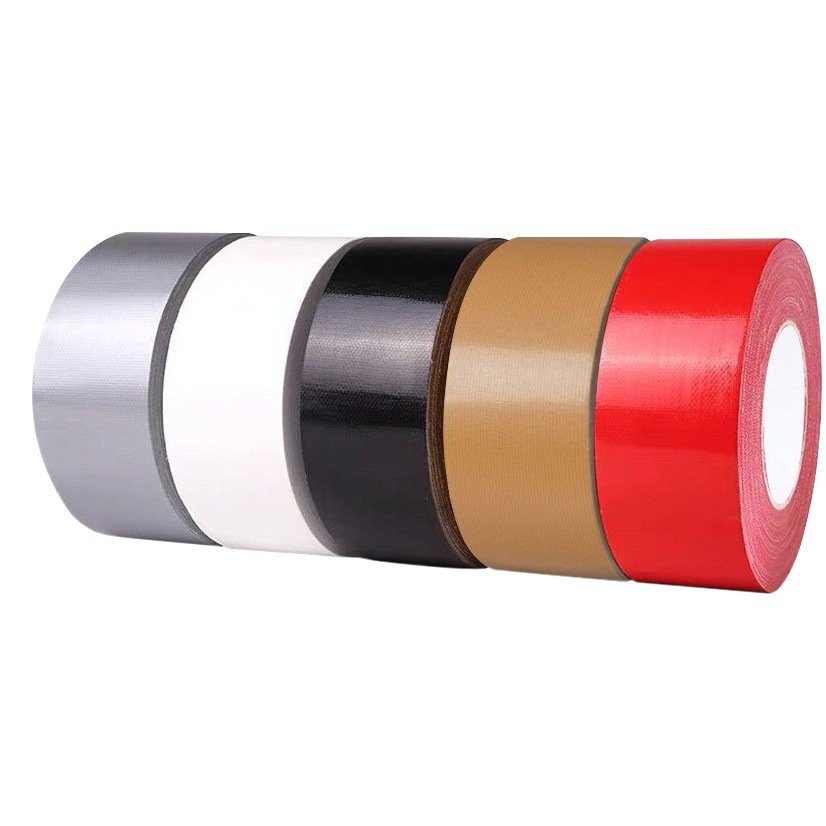 Wholesale plastic film tape can be torn by hand without leaving glue color cloth tape decoration protective film carpet fixing tape