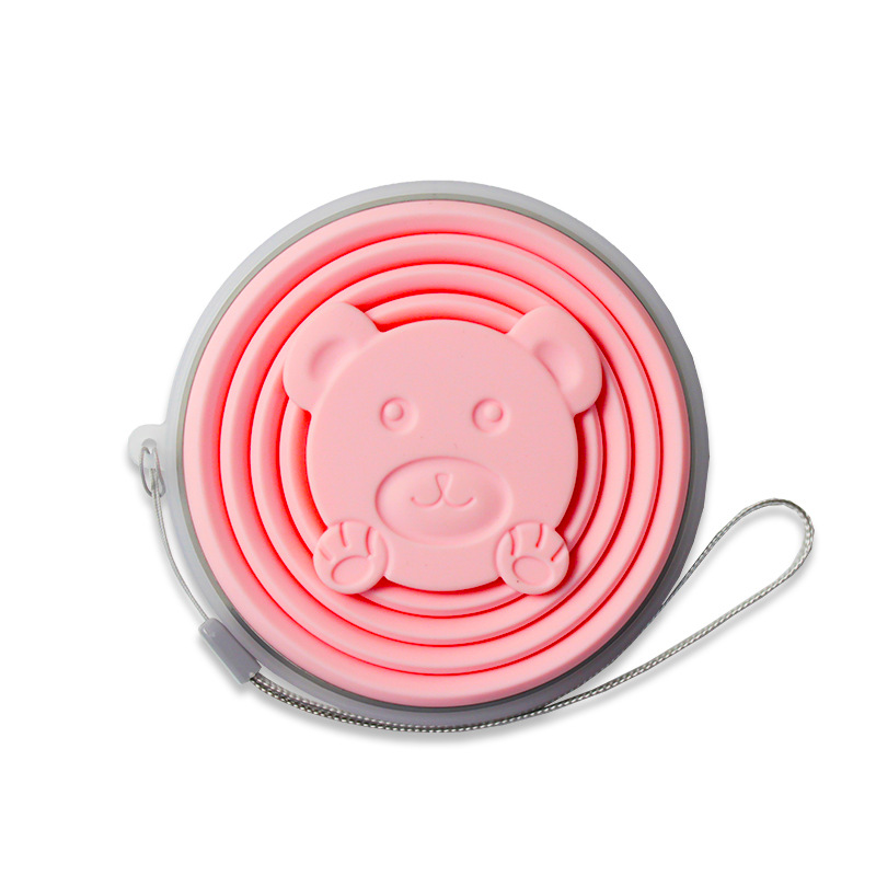 Picture of Silicone Foldable Cup, Large Diameter 320ml, Round Portable Cup, Factory Direct Sales Silicone Foldable Cup