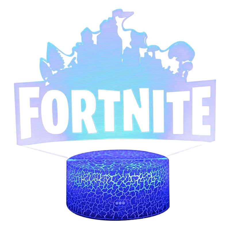 Picture of Kaixing Cross-border Exclusive Fortress Night Game Series 3D Nightlight LED Colorful Touch Remote Control Creative Table Lamp