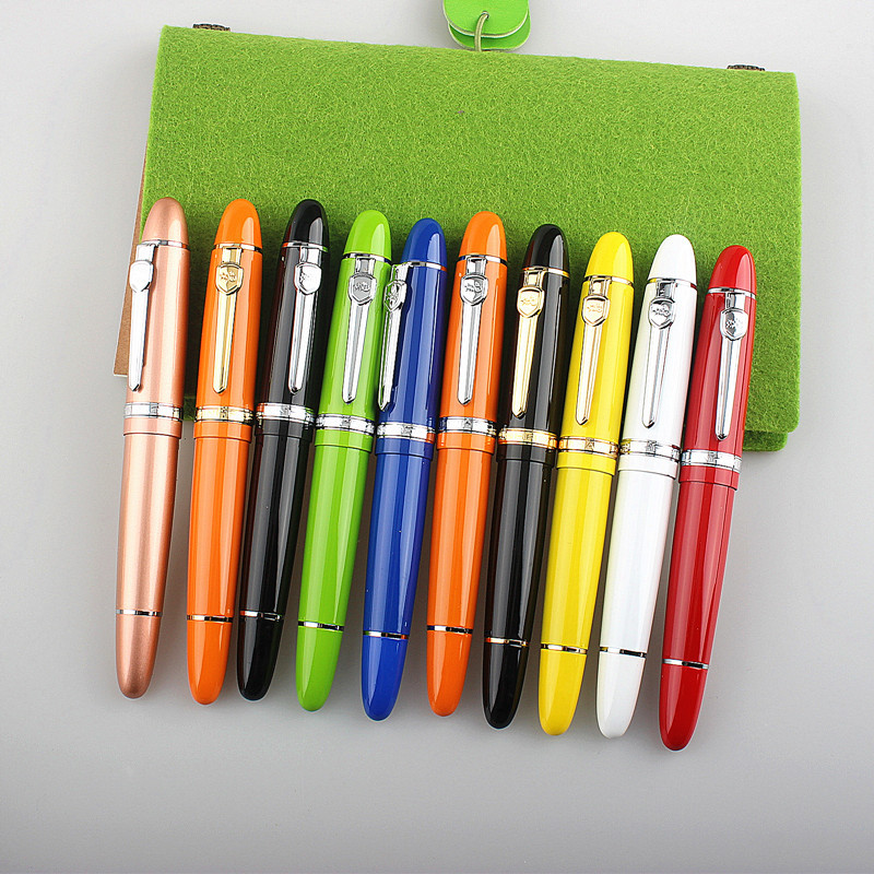Jin Hao 159 Metal Color Business Office Signature Ink Pen for Adult Students Writing Pen