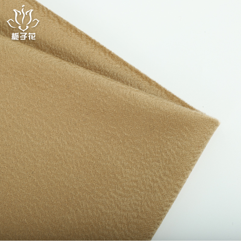 Picture of Carefully selected 100 wool single-sided woolen fabric woolen fabric as the source of the jacket manufacturer camel water ripple fabric