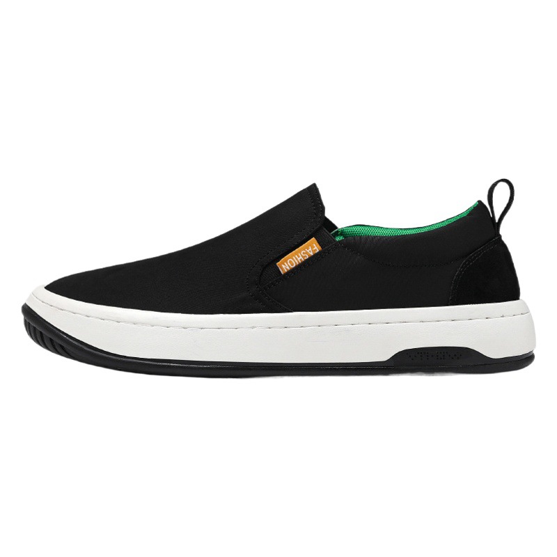 Canvas Men's Shoes Spring Breathable 2025 New Old Beijing Cloth Shoes Men's Trendyy Versatile Slip-On Slip-On Shoes for Men
