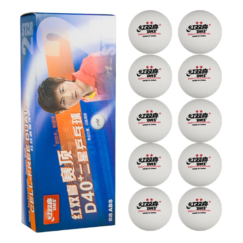 Red Double Happiness Top Samsung Table Tennis One or Two Star Tripod Yellow White 40 mm New Material Seam Ball WTT Tokyo