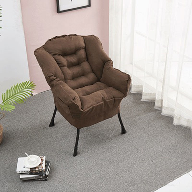 Picture of Lazy Sofa Single Chair College Student Dormitory Computer Chair Comfortable Balcony Small Sofa Soft Bedroom Backrest Recliner