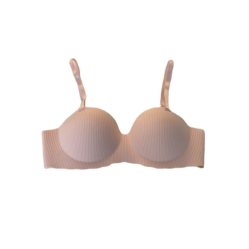 Picture of Small Breast Push-Up and Enlarged Breasts, Seamless One-Piece Cocktail Bra for Women Without Wires, Summer Thin Breast-Retracting Bra