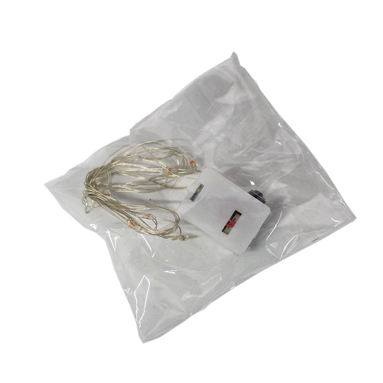 Picture of 1 meter 10 lights warm color led string copper light wire three flash cake flowers decorative light bar accessories gift box string lights