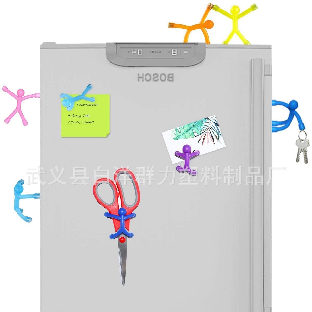 Picture of High Quality Magnetic Villain Amazon Cross-Border Magnet Stickman Refrigerator Magnet Magnetic Children's Toy