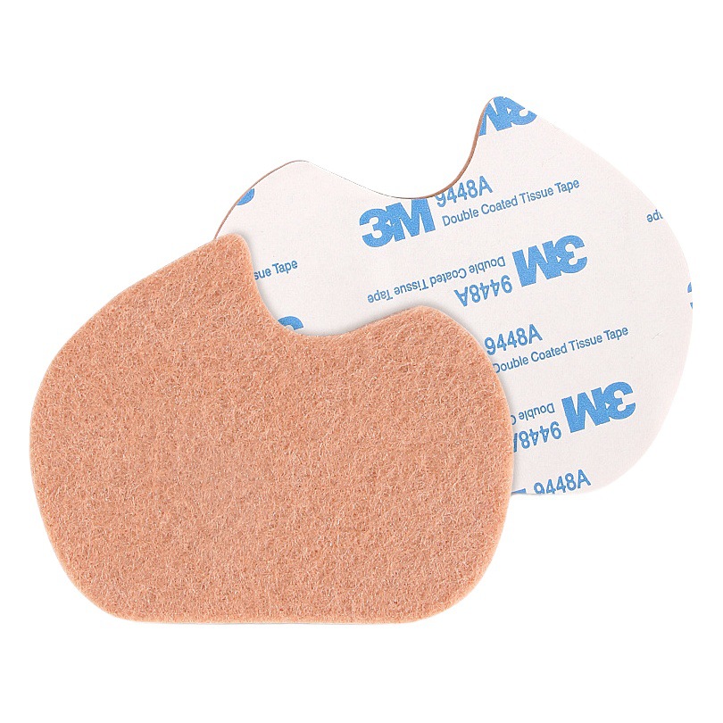 Felt Front Half Pad Thickeneded High-Heeled Shoes Half Size Pad Shrinking Pad Decompression Anti-Wear Heel Sticker Random Forefoot Pad